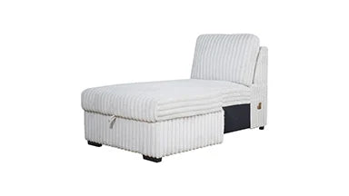 Bliss Stationary Sectional Sleeper Mist Gray