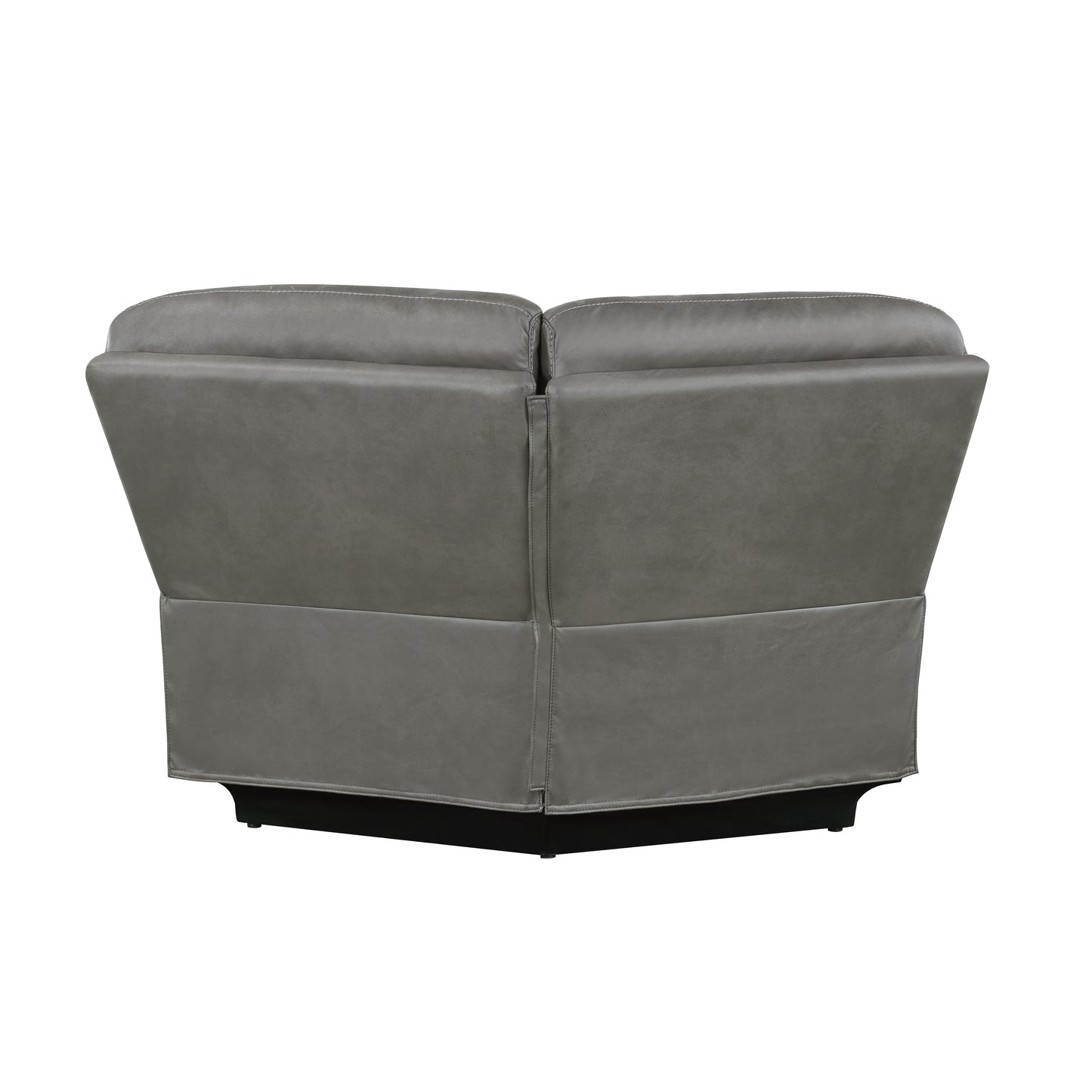 Morello 3 Pc Gray Power Sectional by New Classic