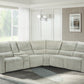 Remsen 3 Pc / 2 PWR Sectional Latte Polyester