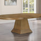 Vaughn Expandable Dining Set Driftwood & Black