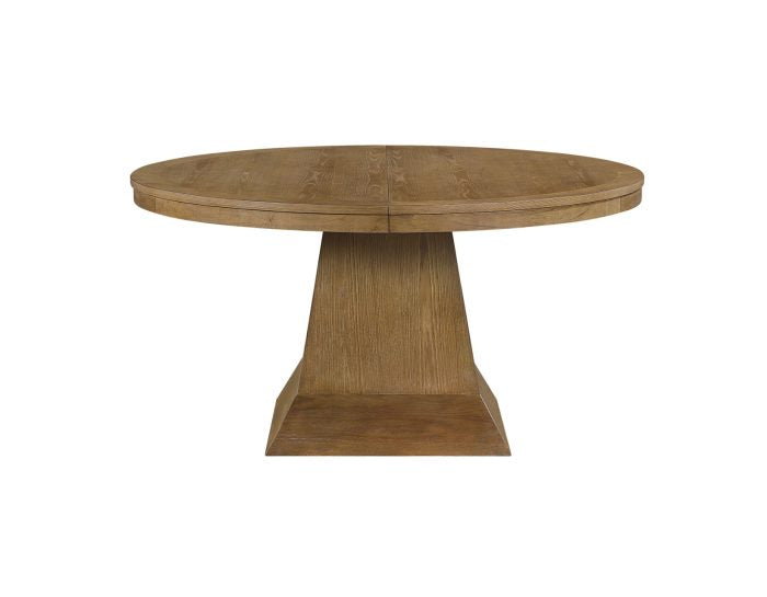 Vaughn Expandable Dining Set Driftwood & Black