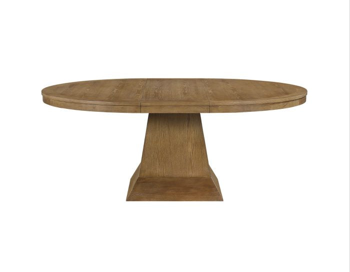 Vaughn Expandable Dining Set Driftwood & Black