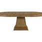 Vaughn Expandable Dining Set Driftwood & Black