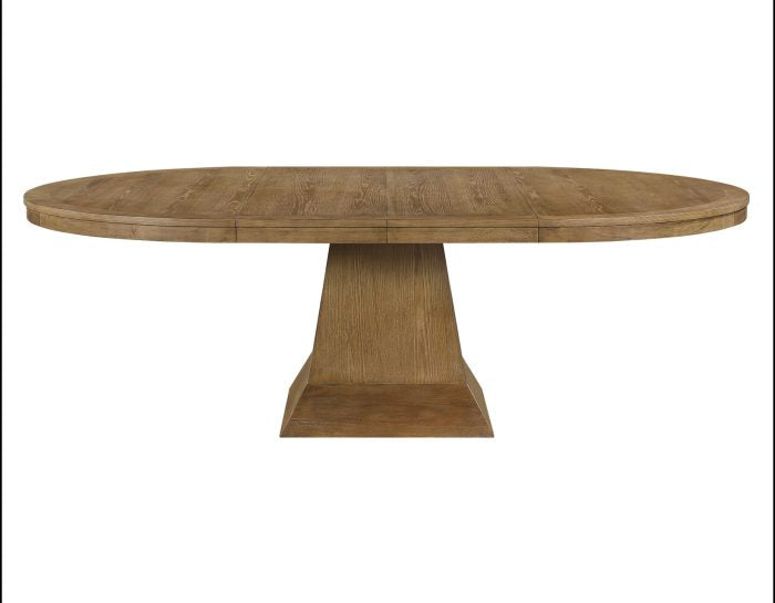 Vaughn Expandable Dining Set Driftwood & Black
