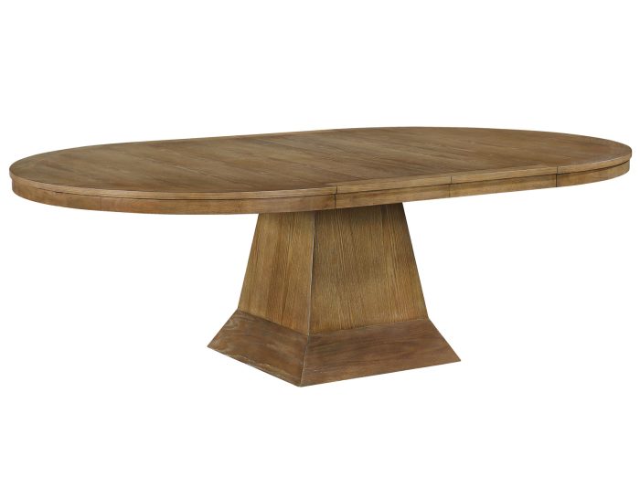 Vaughn Expandable Dining Set Driftwood & Black
