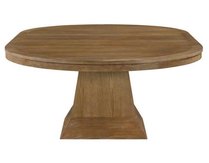 Vaughn Expandable Dining Set Driftwood & Black