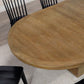 Vaughn Expandable Dining Set Driftwood & Black