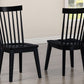Vaughn Expandable Dining Set Driftwood & Black