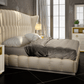 Franco Spain 5 Pc Velvet Bedroom Set by ESF