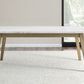 Vida 5 Pc White Marble Dining Set