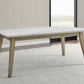 Vida 5 Pc White Marble Dining Set