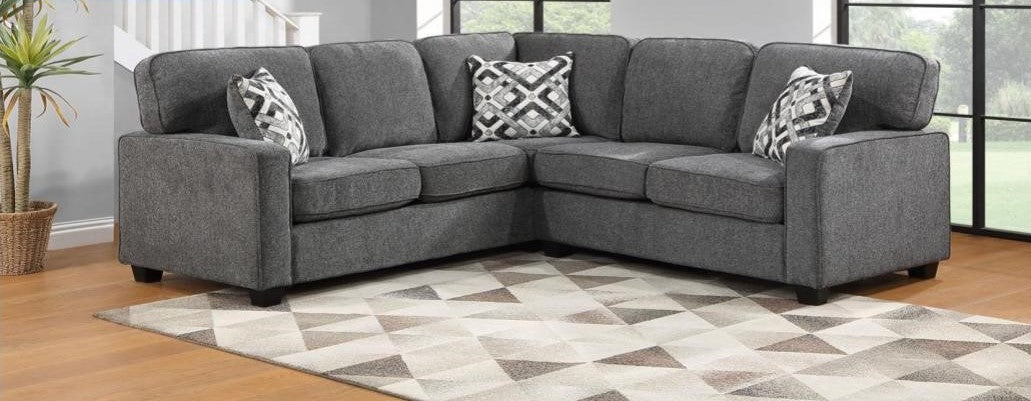 Waylen Charcoal 2 Pc Sectional