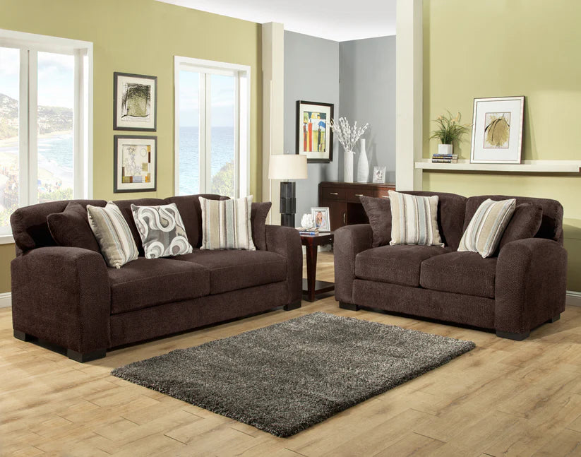 Wesley Deep Seating Sofa & Loveseat - 7 Colors