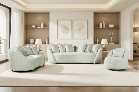 Agave Boucle 2 Pc Living Room Sofa Set