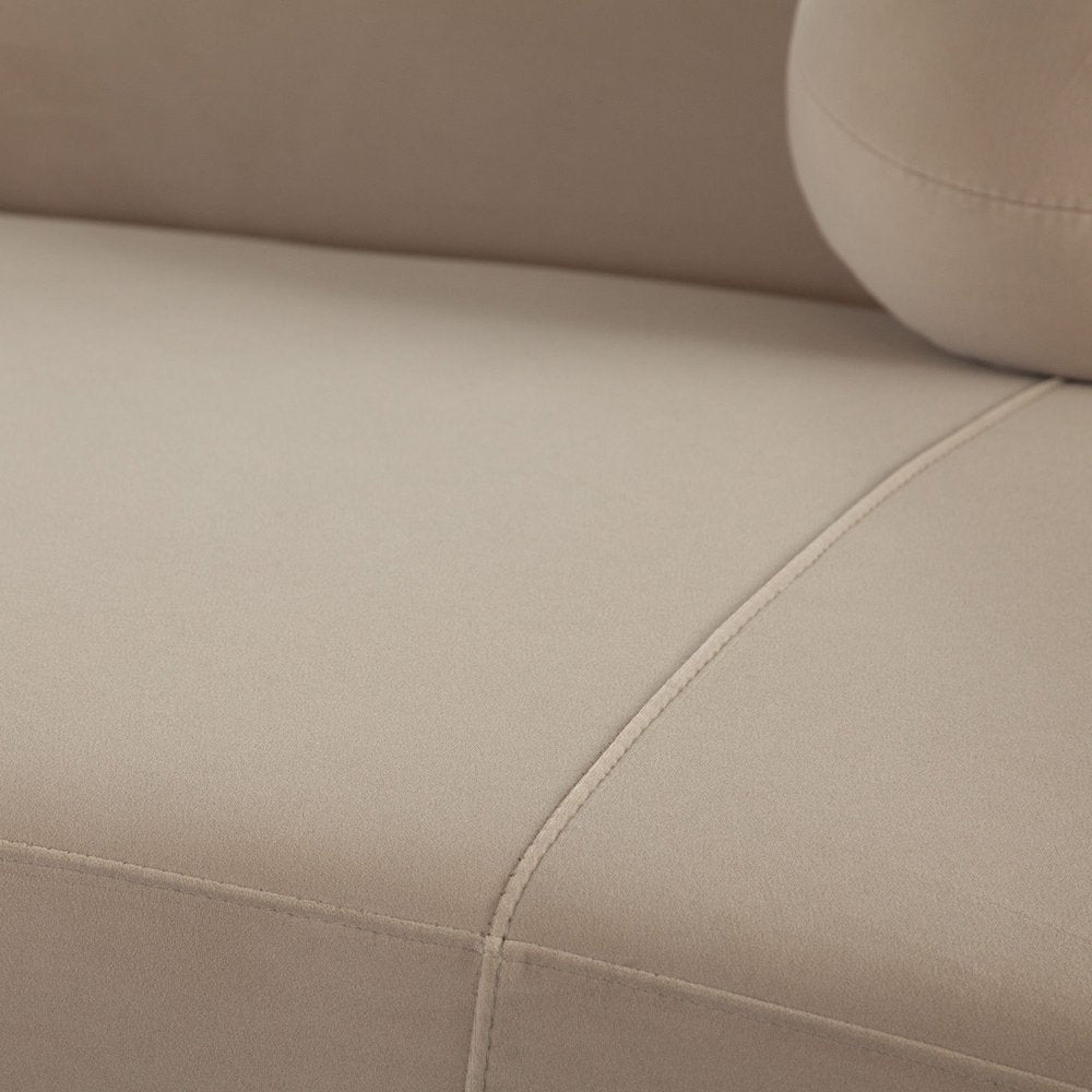 Seccional de terciopelo Zelda de 2 piezas de Diamond Sofa