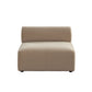 Zia Modular Velvet Sectional - Camel or Ivory