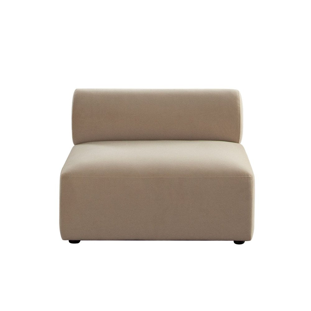 Zia Modular Velvet Sectional - Camel or Ivory