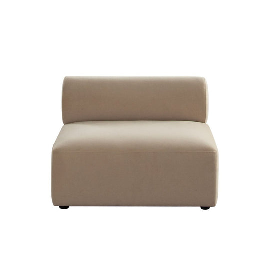 Zia Modular Velvet Sectional - Camel or Ivory