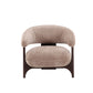Arden Taupe Fabric Accent Chair
