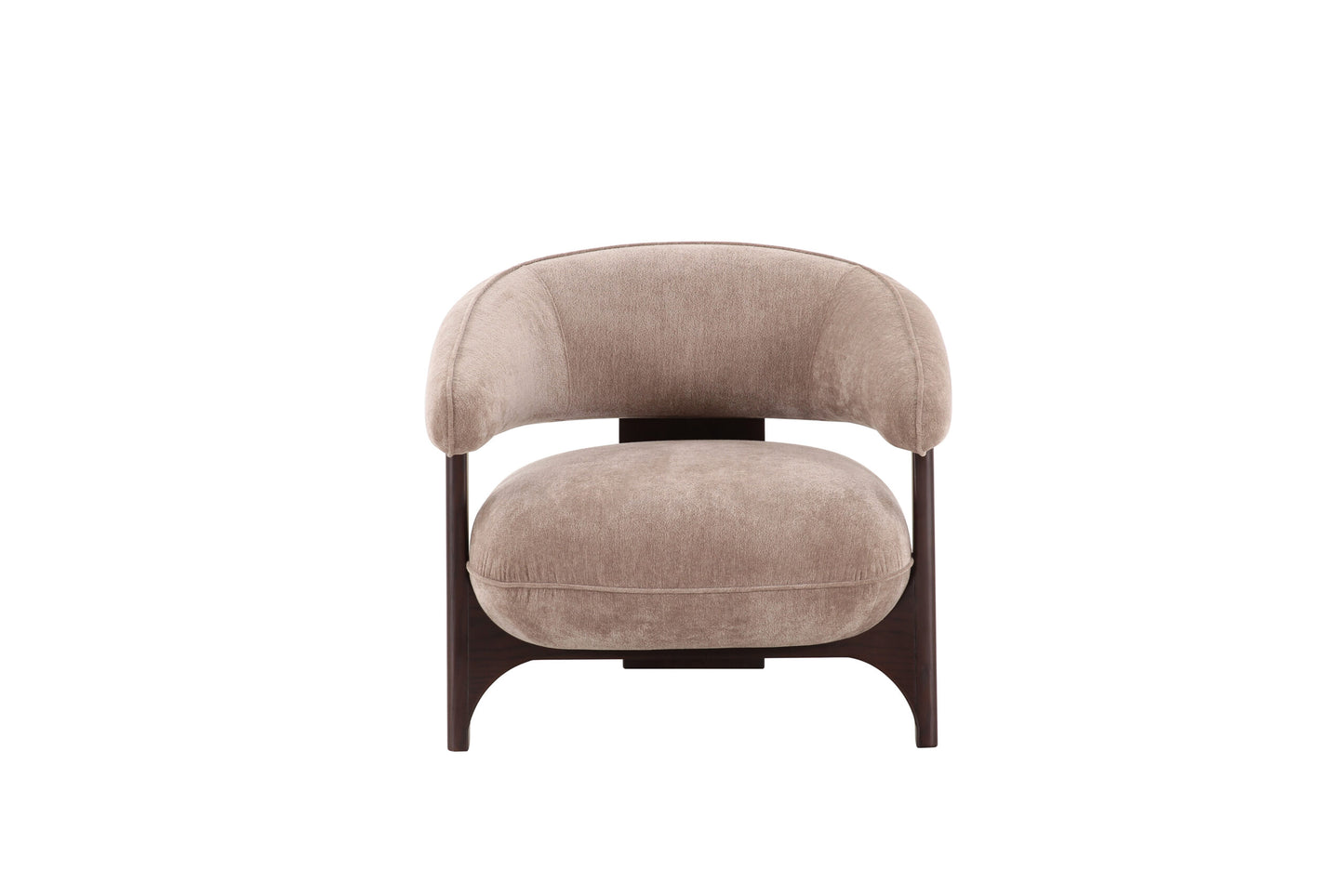 Arden Taupe Fabric Accent Chair