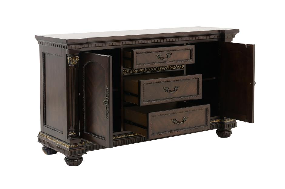 Russian Hill Buffet & Hutch by Homelegance