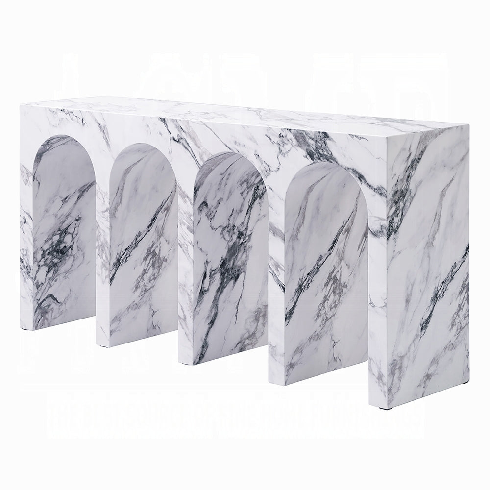 Fritzy Engineered Stone Console Table