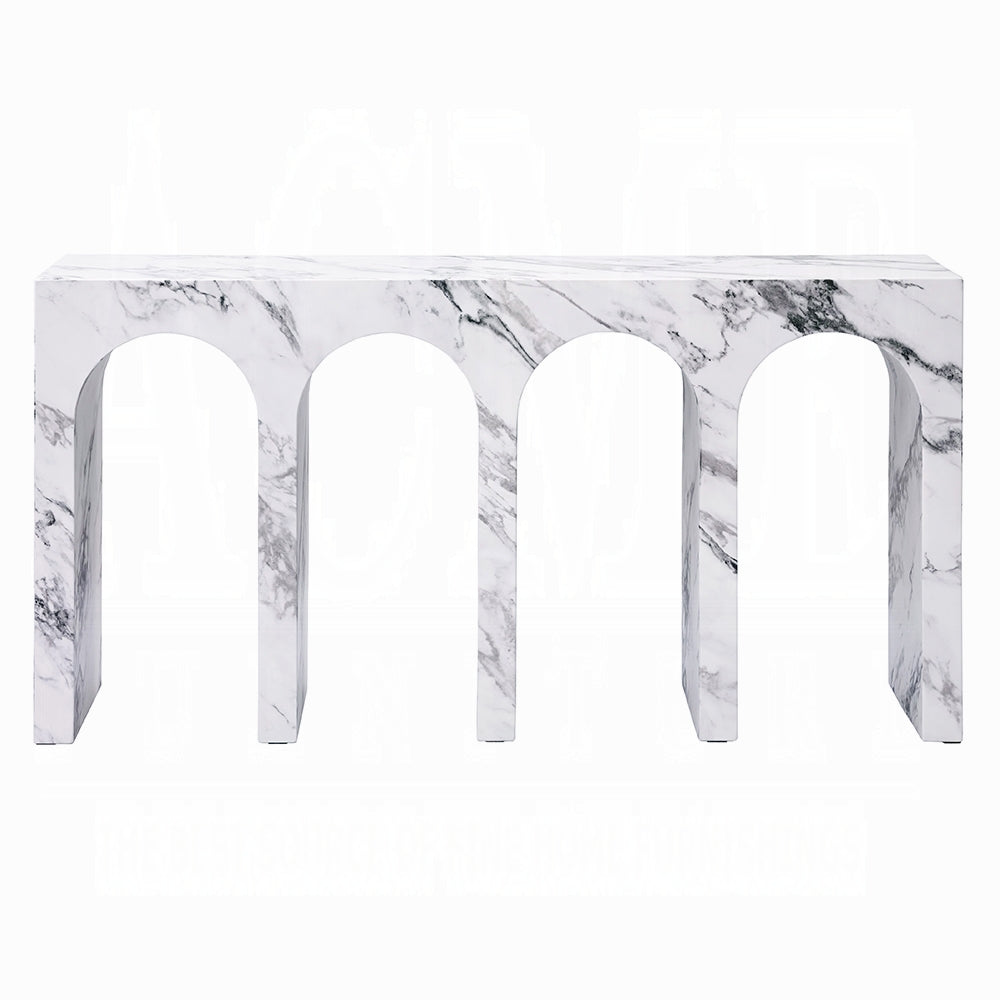 Fritzy Engineered Stone Console Table