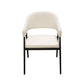 Adele Cream Fabric Dining Chair - Set of 2