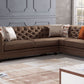 AE-L2219 Brown Fabric Sectional by American Eagle