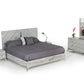 Nova Domus Alexa Modern Grey Bedroom Set - Made in Italy