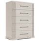Alexis 5 Drawer Latte Finish Chest 78265