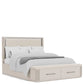 Alexis Latte Finish 4 Pc King Bedroom Set
