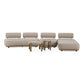 Alicante Grey 5 Pc Outdoor Sectional 86352