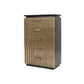 Allure 5 Drawer Black & Gold Chest