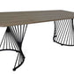 Altus Swirl Base Dining Table Natural Oak 193531