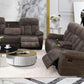 Arizona Brown Chenille Sofa & Loveseat
