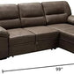 Ashton Microfiber Reversible Sleeper Sectional 87800