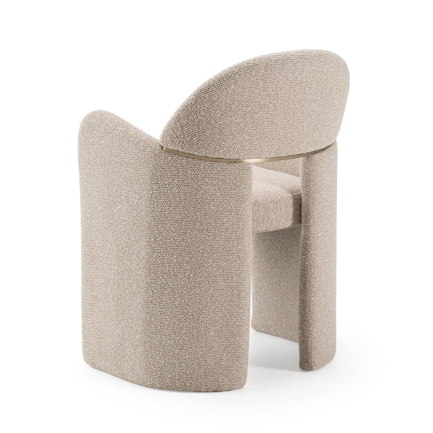 Ashley Beige Linen Dining Chair 83031
