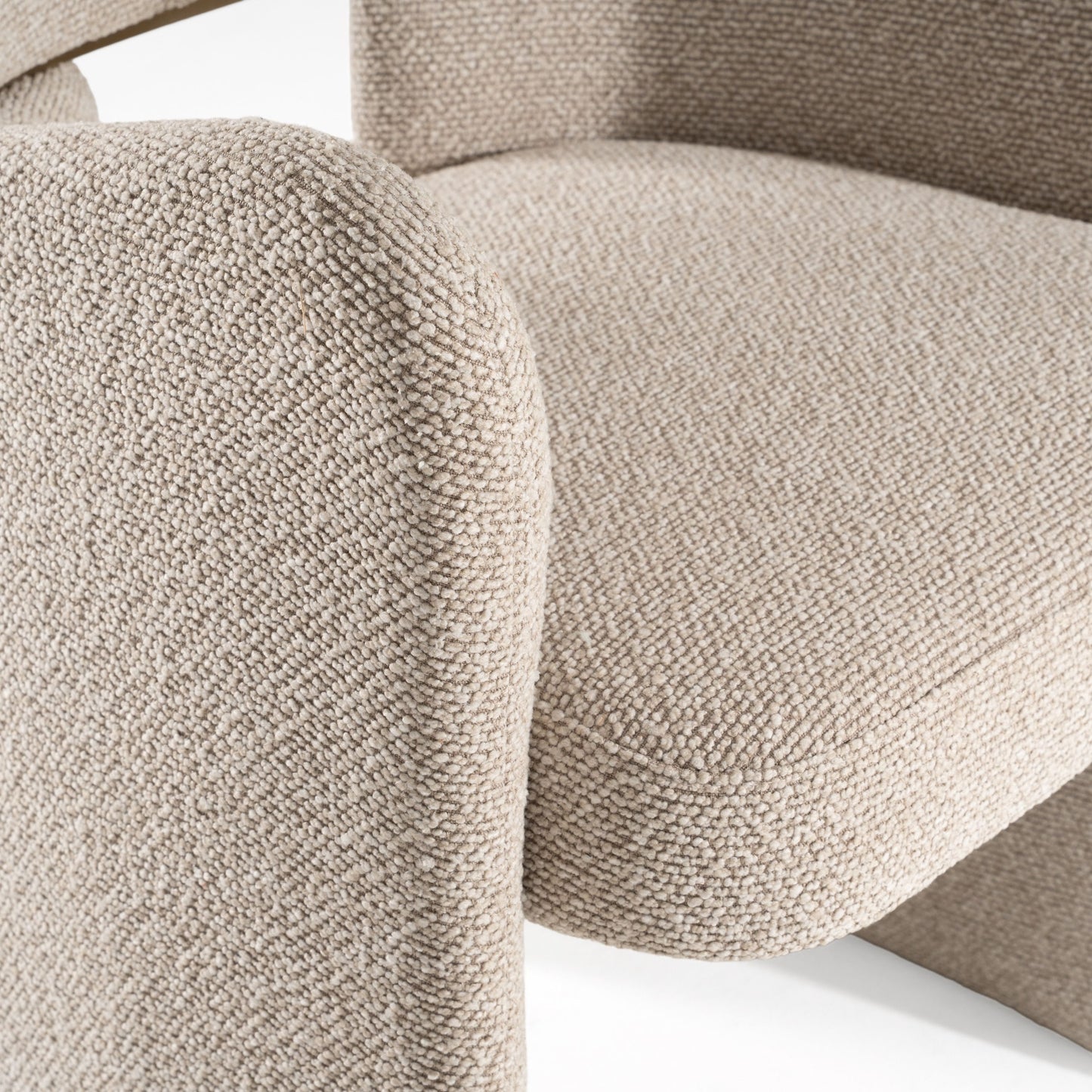 Ashley Beige Linen Dining Chair 83031