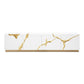 Aspen Modern White & Gold TV Stand