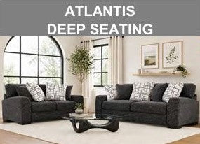 Atlantis Vergara Charcoal Sofa & Loveseat