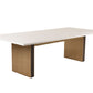 Modrest Auer - White Marble & Gold Dining Table