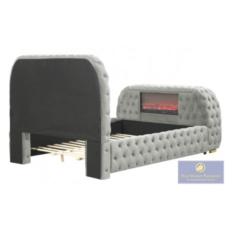 B01 Upholstered California King Bed