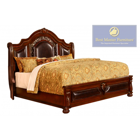 B1010 Cherry 4 Pc Bedroom Set Best Master