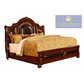 B1010 Cherry Finish 4 Pc King Bedroom Set