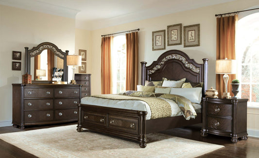 4 Pc Bedroom Set B146 - King Bed