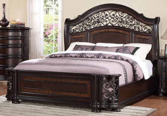 McFerran B367 Dark Brown Bedroom Collection