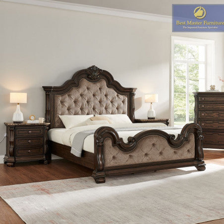 B5000 King 4 Pc Cherry Bedroom Set