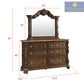 B5000 King 4 Pc Cherry Bedroom Set