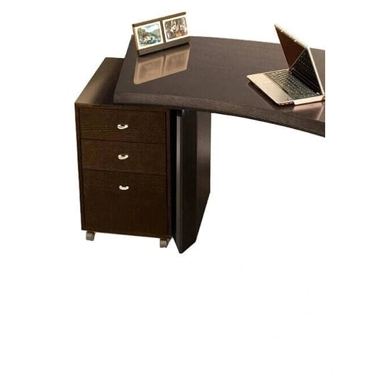 Sharelle Furnishings Bali Curved Desk - Wenge or White Lacquer